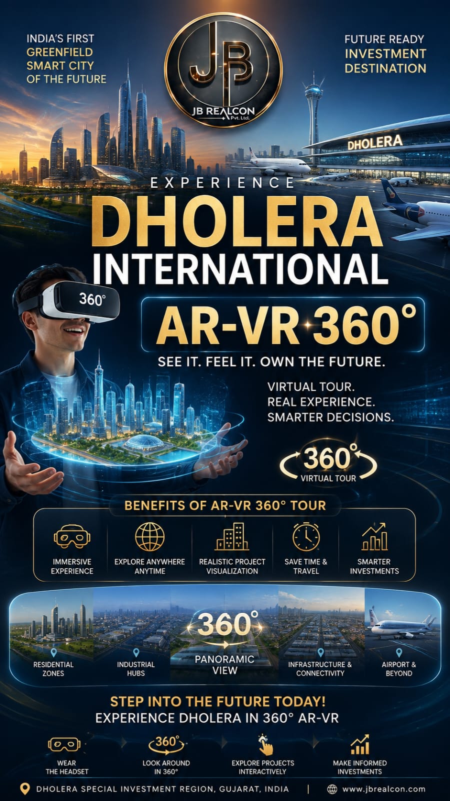 JB Realcon AR/VR Dholera tour